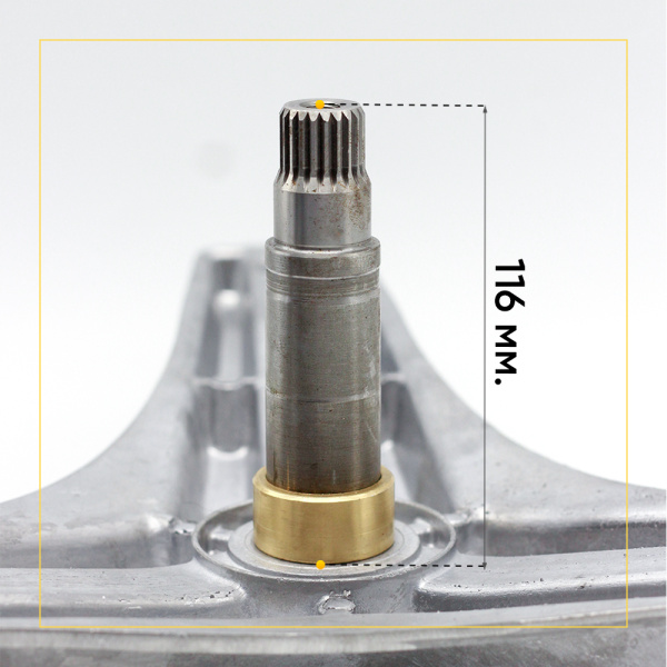 Крестовина барабана для стиральной машины LG 4434ER1005A (EBI724) (6205/6206, вал 116 мм) прямой привод(под болт)