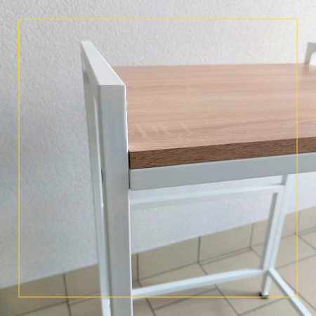 Стеллаж для стиральной и сушильной машины белый