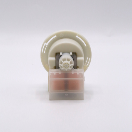 Насос сливной Copreci для стиральной машины, 4 защелки, клеммы вперед вместе, круглый, белый, PMP035BO