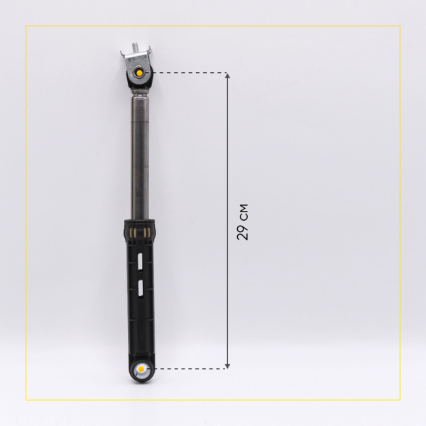 Амортизатор для стиральной машины Atlant 100N, L 185/290 мм., D 11 мм., тонкий.