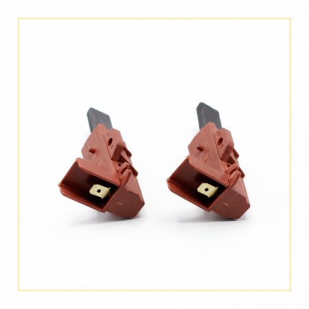 Угольные щетки в корпусе 5x12,5x32 клееные, правая заточка, штыри вдоль, C00196539, компл. 2 шт.