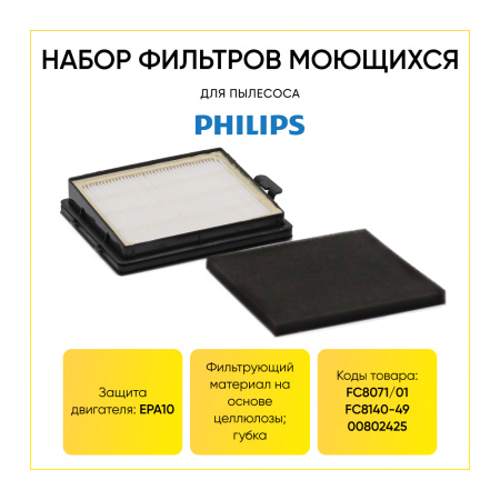 Набор фильтров для пылесоса Philips 00802425