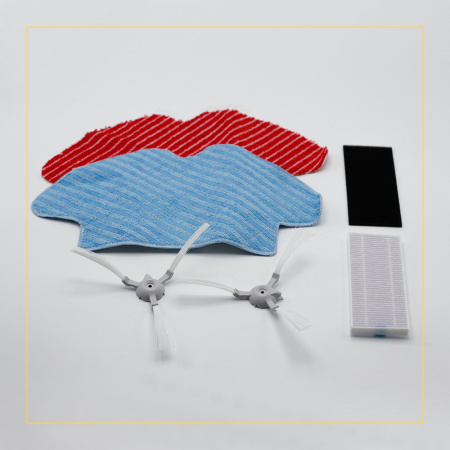 Набор из 2 боковых щёточек, 2 тряпочек и 2 фильтров Tefal ZR762000