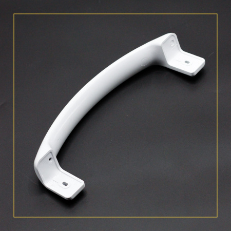 Ручка для морозильника Атлант 775373400400 белая, изогнутая