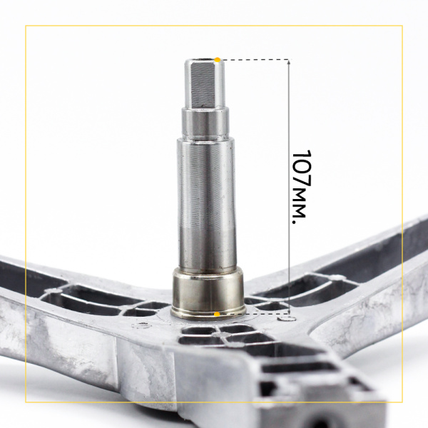 Крестовина барабана для стиральной машины Samsung DC97-15971A(EBI740) (6204/6205, вал 107мм)