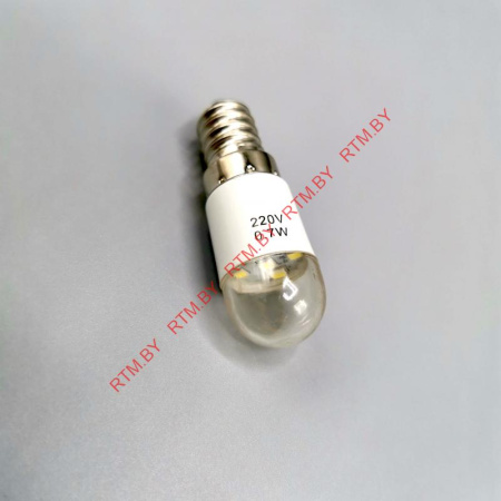 Лампочка для холодильника светодиодная LED E14 0.7W 230V