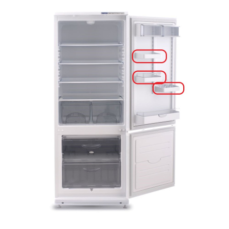 Полка двери холодильника Атлант 301543305900 (малая, белая - 240 мм)