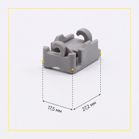 Крепление планки (гребенка) корзины для посудомоечной машины Bosch 00418674