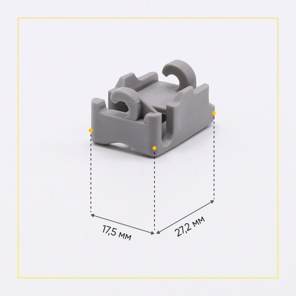 Крепление планки (гребенка) корзины для посудомоечной машины Bosch 00418674