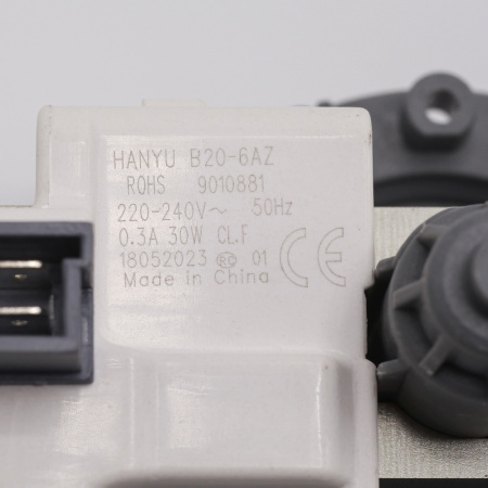 Насос сливной Hanyu для стиральной машины, 3 самореза, клеммы назад вместе, 908092000900, с камерой насоса