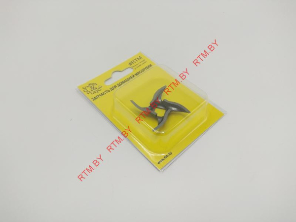 Нож для мясорубки Аксион, Бриз, Ручной мясорубки, Помошница, Гамма, Дива и др.(квадрат 8 мм, под решетку 54 мм)