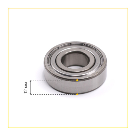 6203 zz SKF подшипник для стиральной машины (17x40x12 мм)