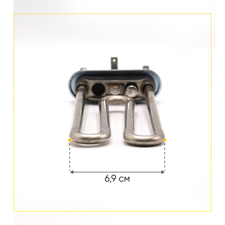 Тэн для стиральной машины Atlant 1750W, L-180 мм, с датчиком, Kawai, 908092001632