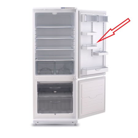 Ограничитель для малой полки двери холодильника Атлант 301543106400