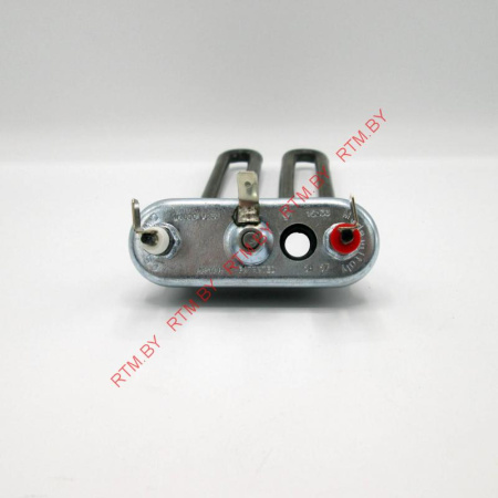 Тэн для стиральной машины Indesit, Ariston, Whirlpool 1800W, L-200 мм, изогнутый, с отверстием, htr005id