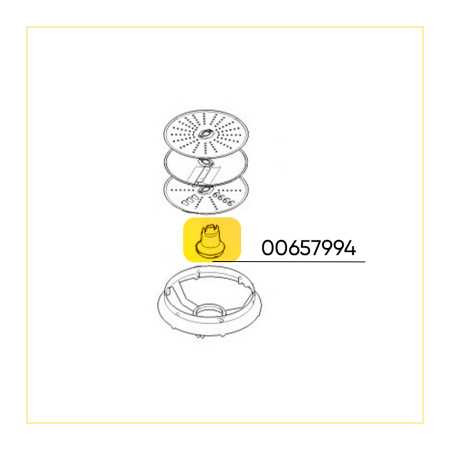 Соединительное крепление держателя дисков для кухонного комбайна Bosch 00623930