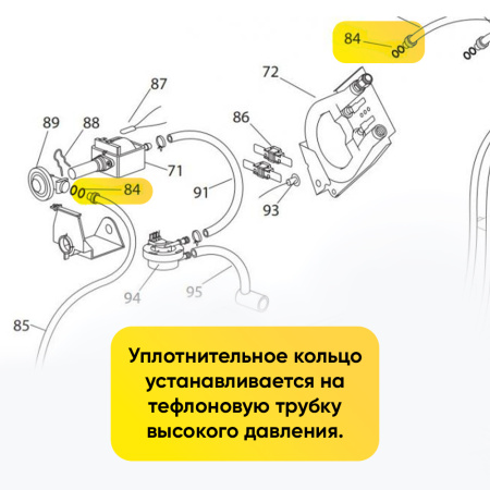 Уплотнитель для кофемашины De'Longhi 5313217701