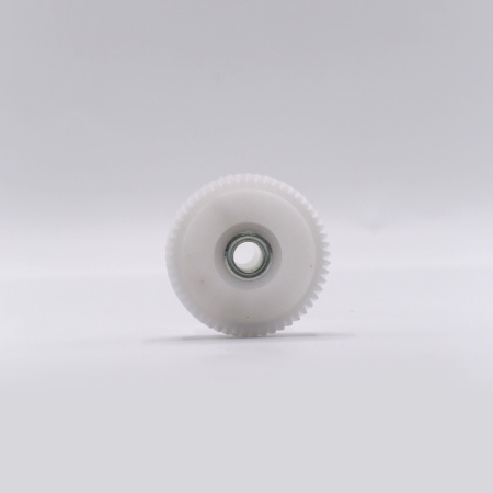 Шестерня с металлической вставкой для мясорубки Д-47/17 ММ, Зуб-54/16ШТ (КОСОЙ/ПРЯМОЙ)