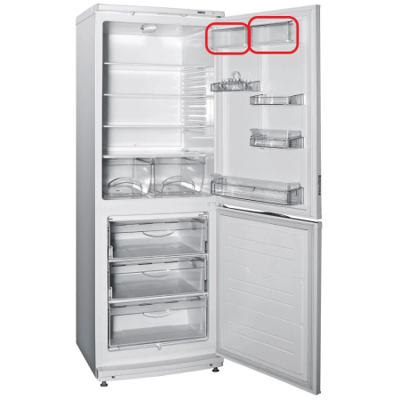 Полка (барьер) двери холодильника Атлант 301543108200, верхняя