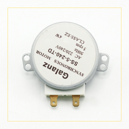 Моторчик (двигатель) тарелки для микроволновой печи (СВЧ) 220V, шток 13 мм