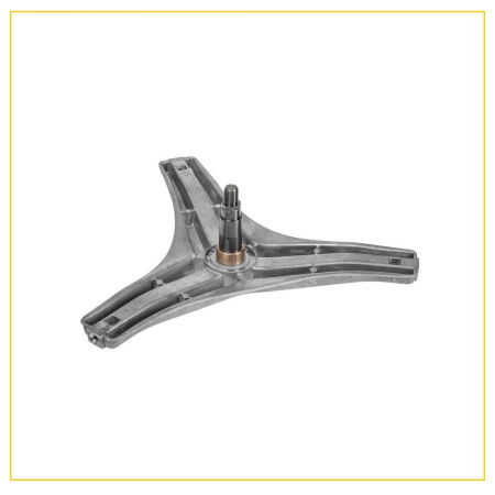 Крестовина барабана для стиральной машины LG 4434ER1004B, 4434ER1007B, 4434ER1007A (EBI726) (6205/6206, вал 106мм, под гайку)