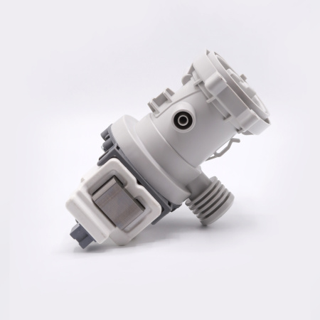 Насос сливной Hanyu для стиральной машины, 3 самореза, клеммы назад вместе, 908092000900, с камерой насоса